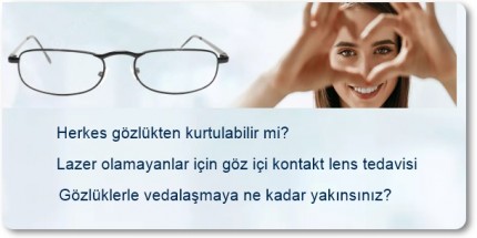 Gözlükten Kurtulmada En Güncel 5 Yöntem